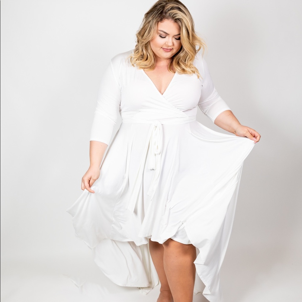 Plus Size ‘Goddess’ High Low Dress - Picture 6 of 10